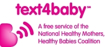text4baby, a free service of the National Healthy Mothers, Healthy Babies Coalition
